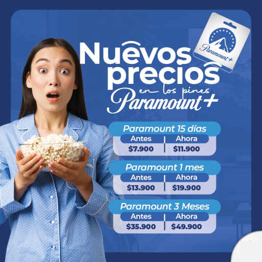 nuevos precios de paramount +