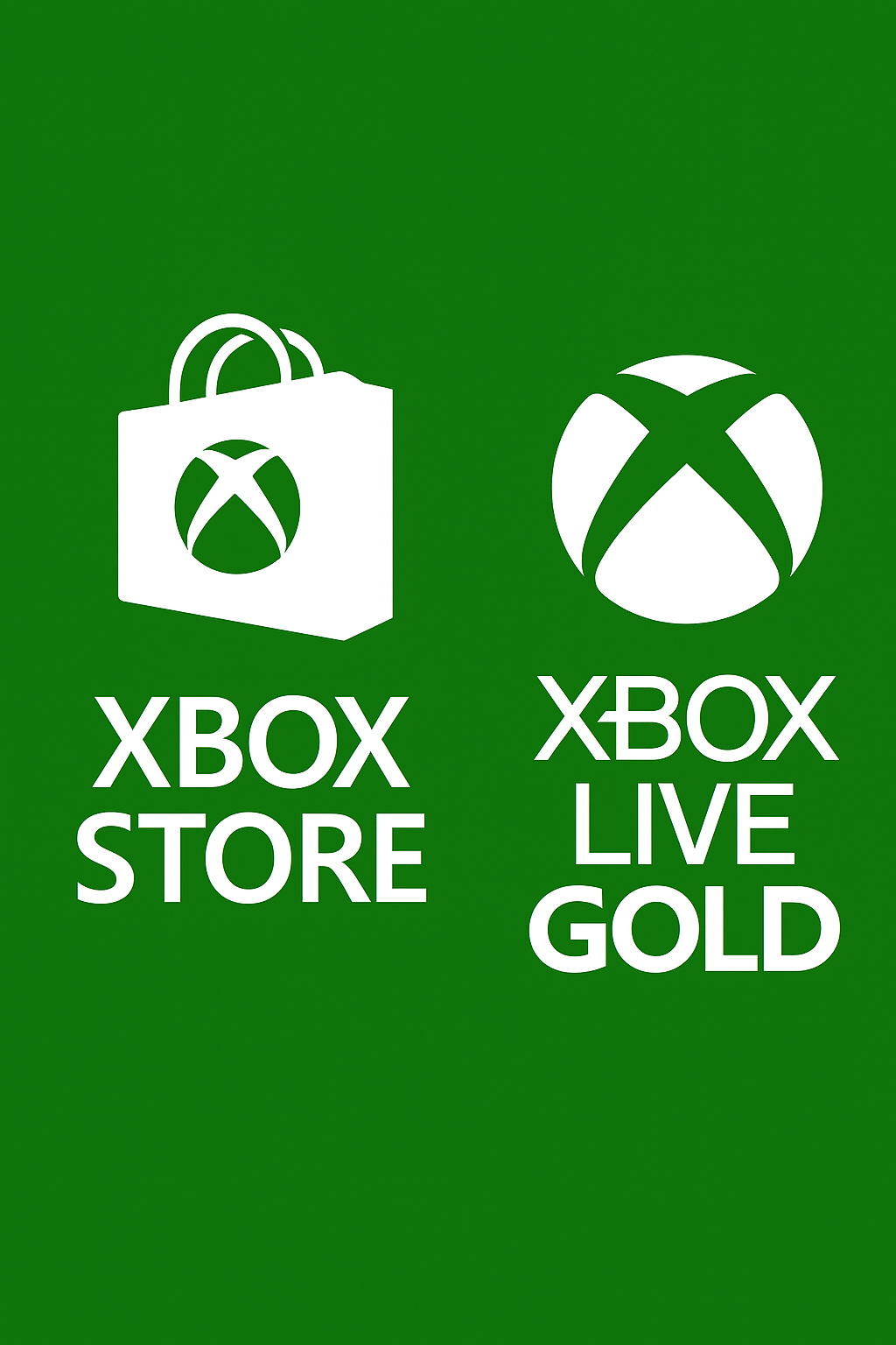 "Punto de venta con pines Xbox y Live Gold"