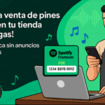 Imagen para spotify vendedor ofreciendo pines