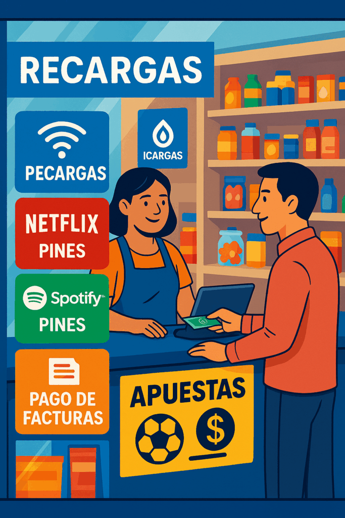 ALT: "Servicios digitales Icargas para punto de venta"